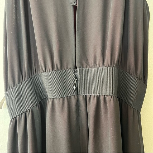 NWT New York and Company Eva Mendez Halter Maxi Formal Dress with Slit Medium - Picture 11 of 12